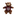 Plush toy squirrel wearing a maroon shirt with 'ATM' logo