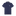 A navy blue short-sleeve polo shirt with a three-button placket and a white embroidered 'A&M' logo on the left chest, displayed against a solid white background.