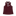 Maroon Texas A&M sleeveless top featuring a ruffled mock neckline, white striped trim, vee neckline, and embroidered ATM logo.