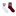 Two socks, one white and one maroon, with a logo