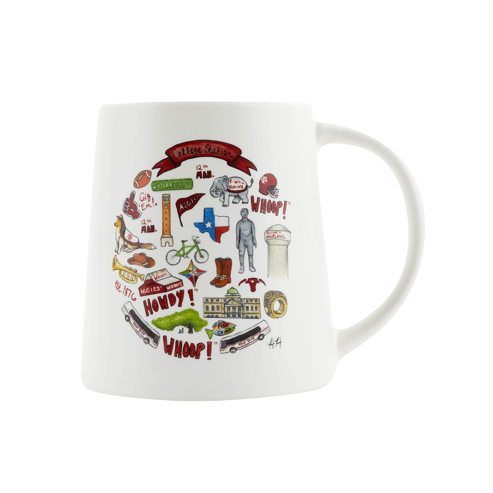 aggie ring coffee mug Texas A&M University Collage Mug