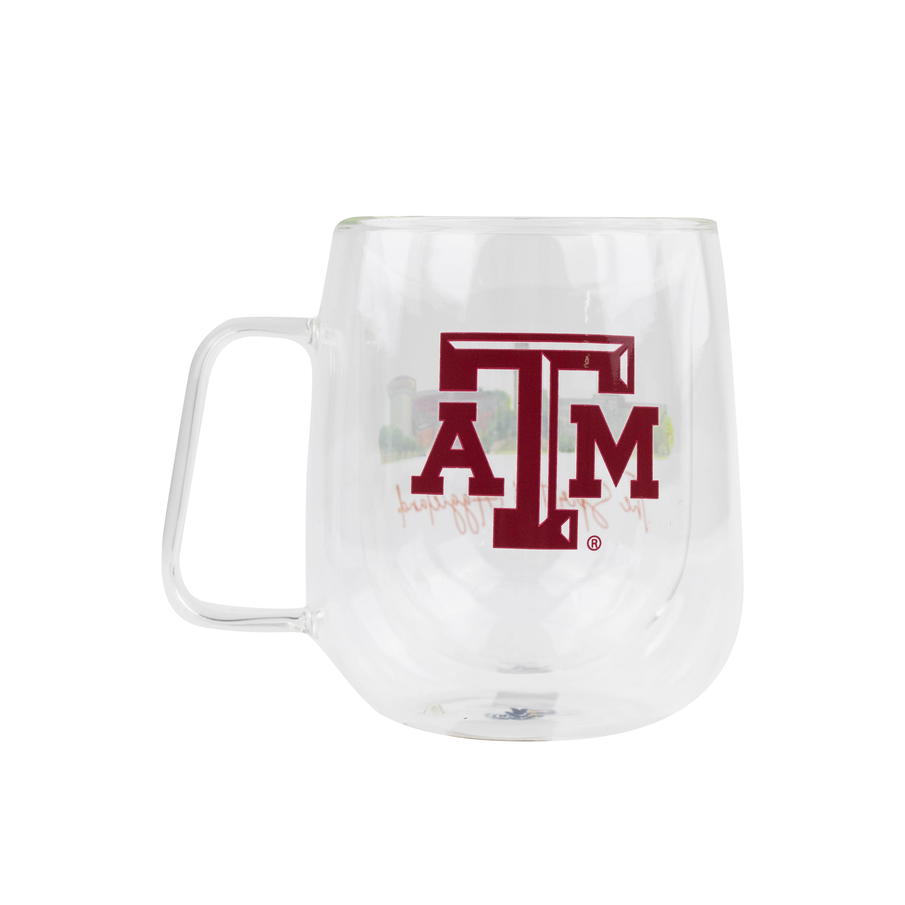 Texas A&M Valiant Landmark Glass Mug from Aggieland Outfitters