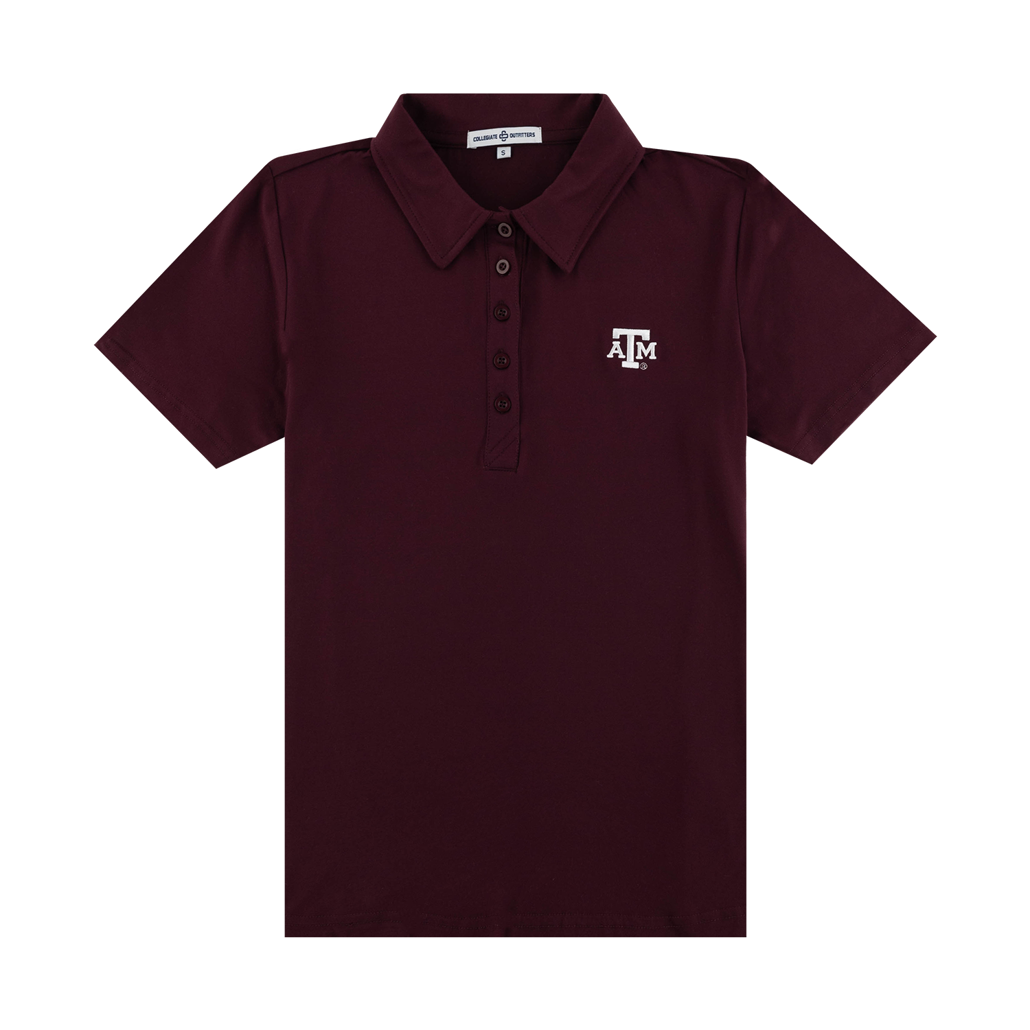 Texas A&M Womens Solid Polo