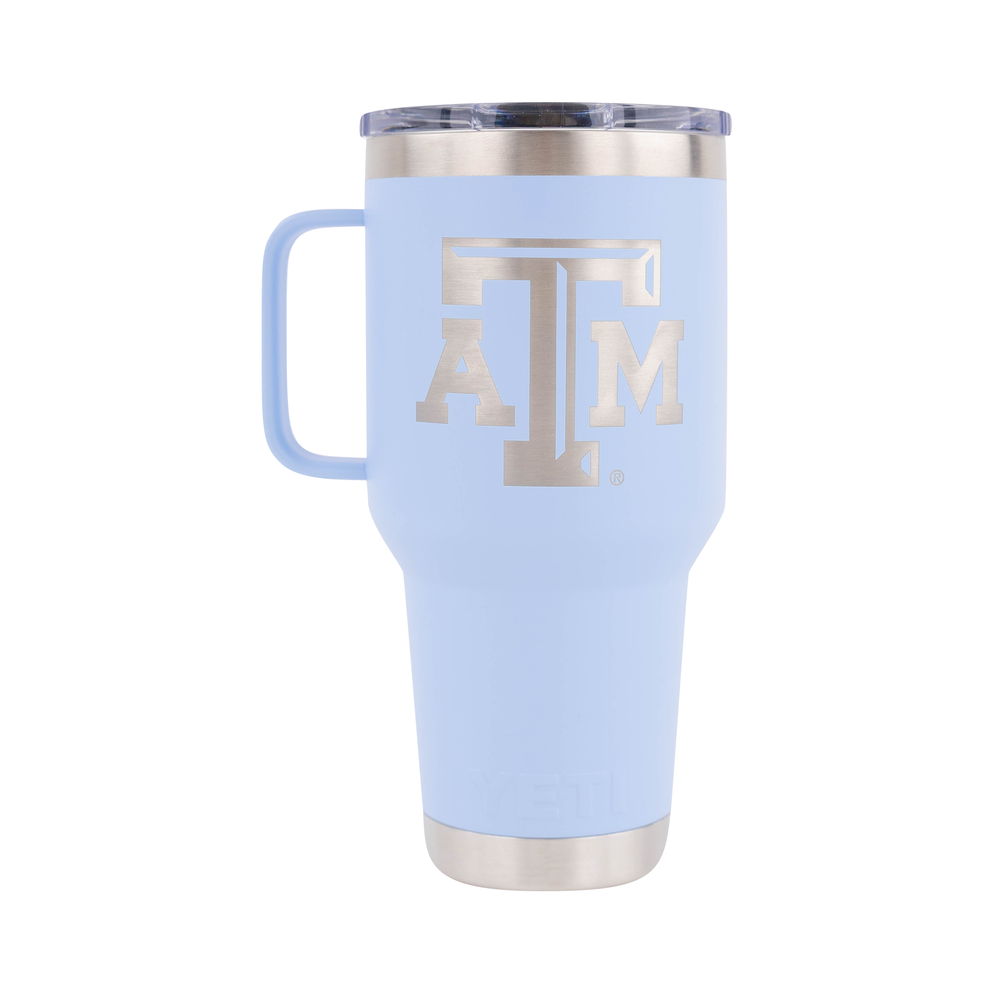 Texas A&M Yeti 30Oz Travel Mug in Sky Blue from Aggieland Outfitters