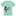 Light green t-shirt with strawberry design and text on a white background