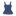 Blue denim dress with thin straps on a white background