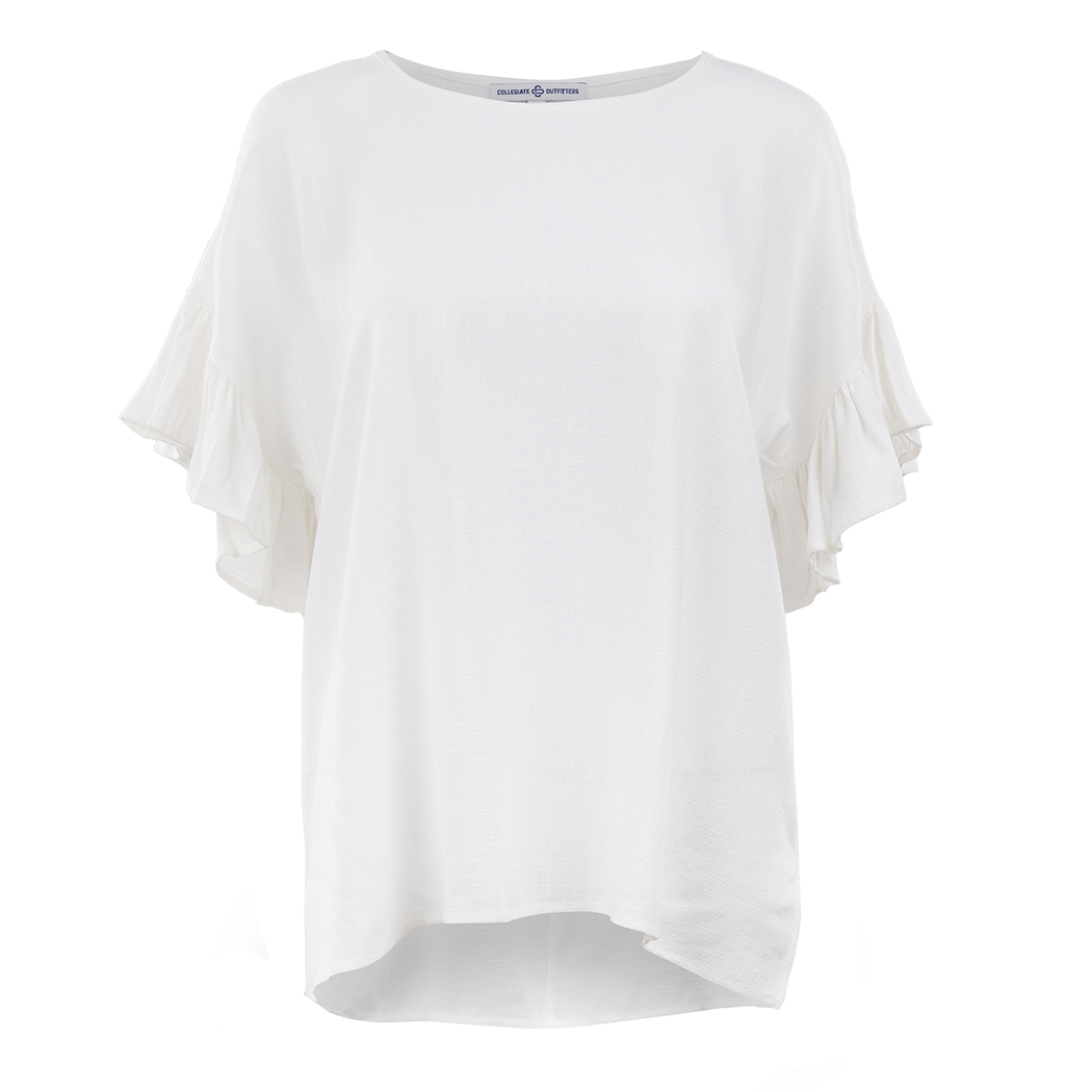 Mime White Flowy Sleeved Blouse Size Medium from Aggieland Outfitters