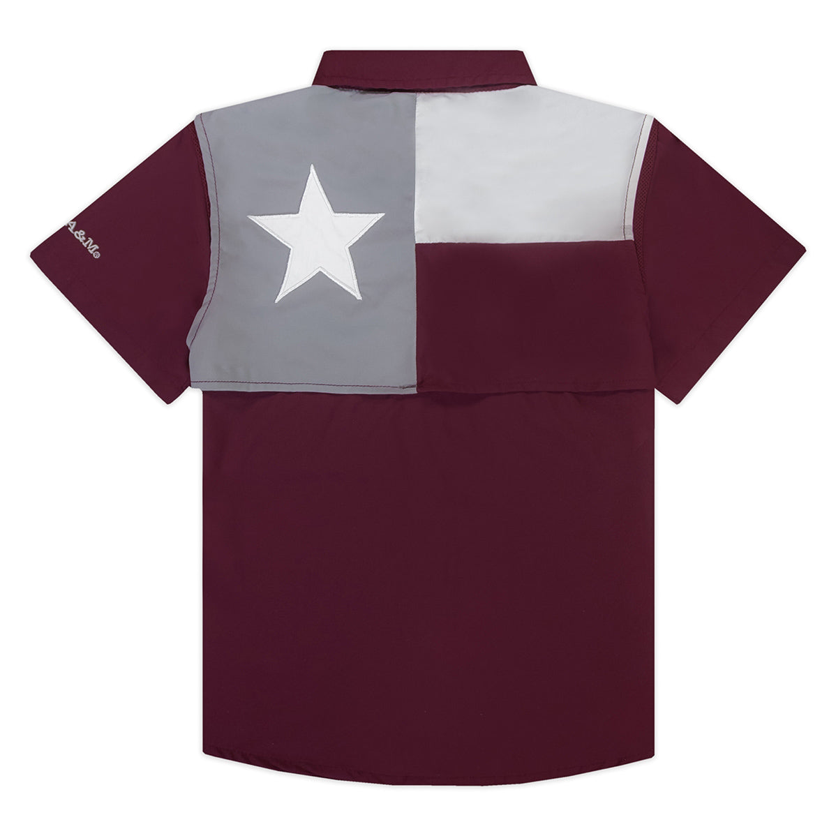 Texas A&M Youth Performance Flag Fishing Shirt