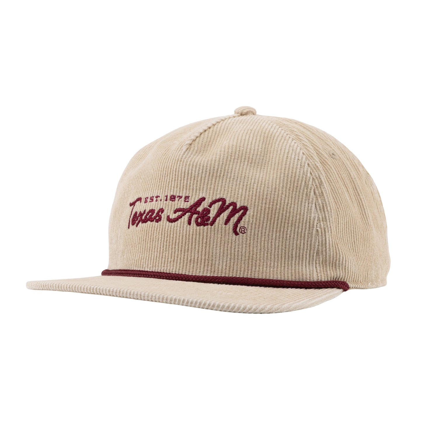 Texas A&M Tan Corduroy Rope Hat