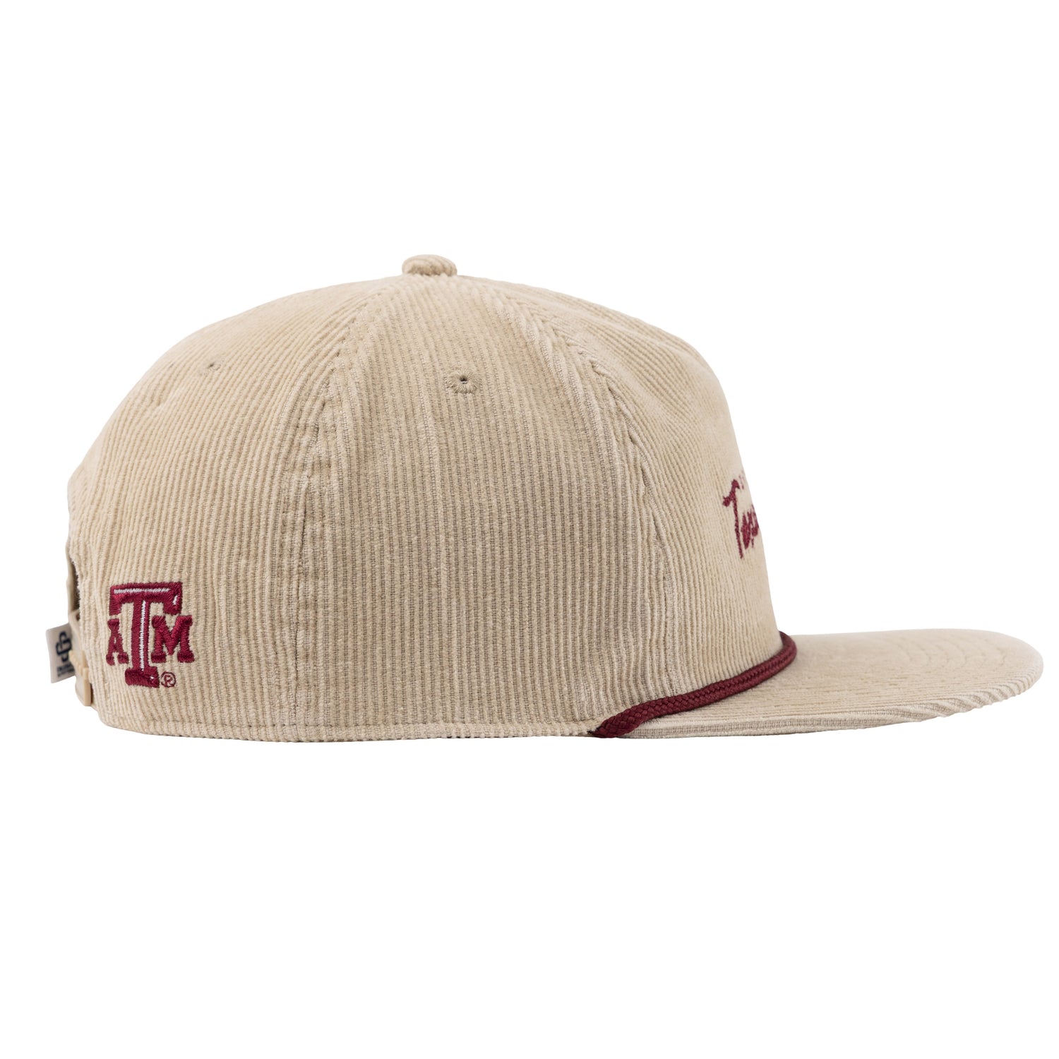 Texas A&M Tan Corduroy Rope Hat