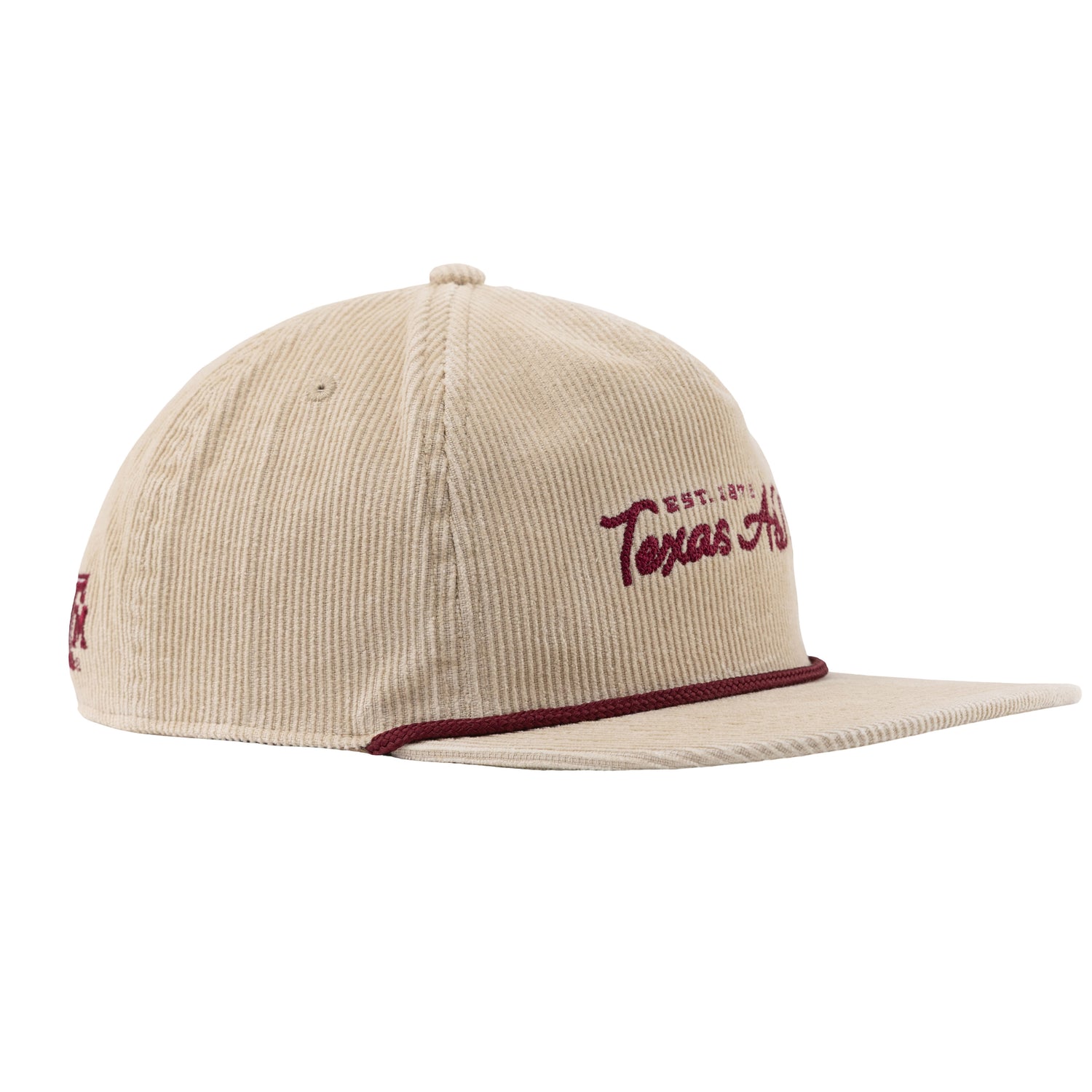Texas A&M Tan Corduroy Rope Hat