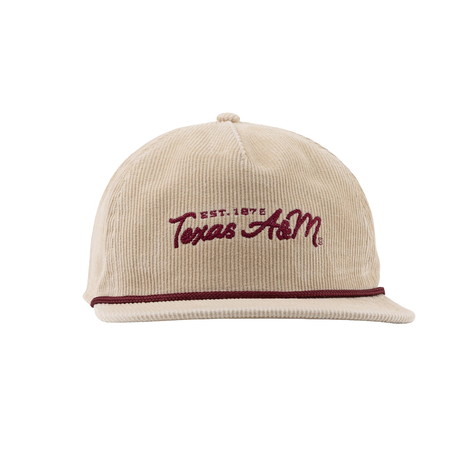 Texas A&M Tan Corduroy Rope Hat