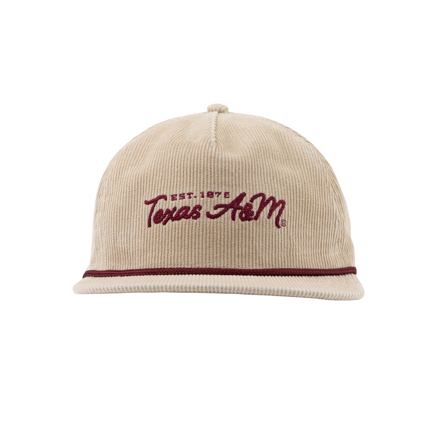 Texas A&M Tan Corduroy Rope Hat