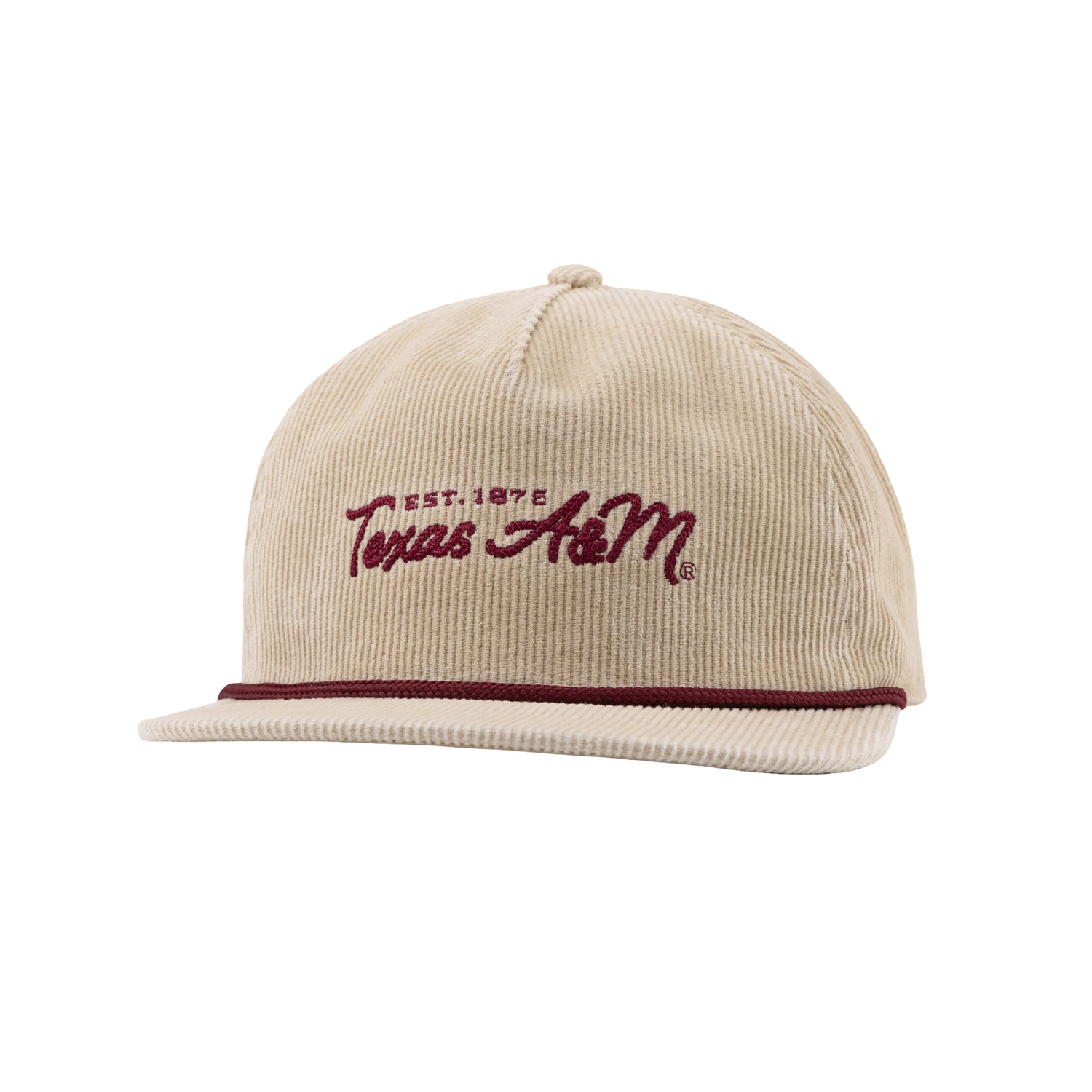 Texas A&M Tan Corduroy Rope Hat