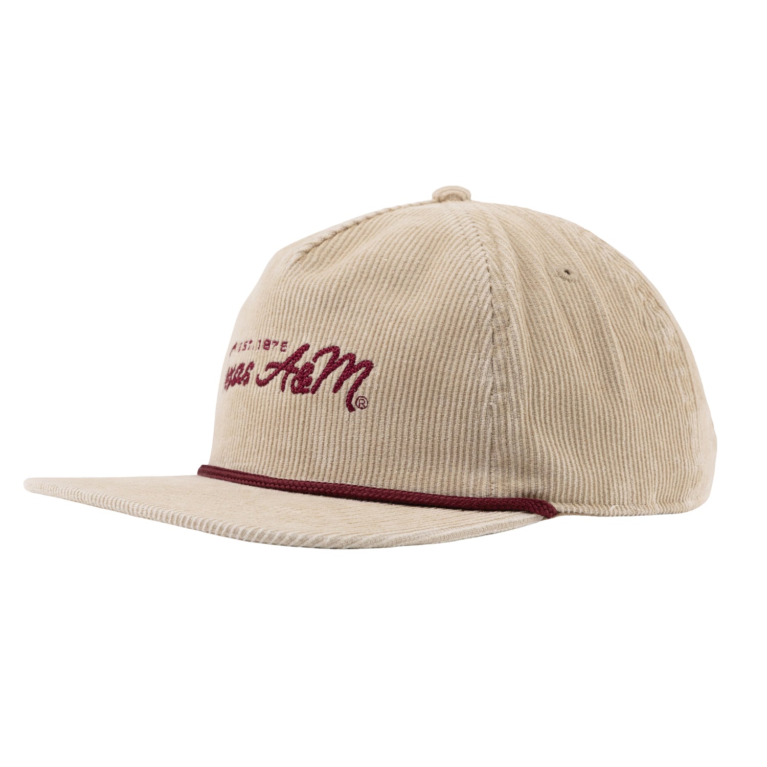 Texas A&M Tan Corduroy Rope Hat