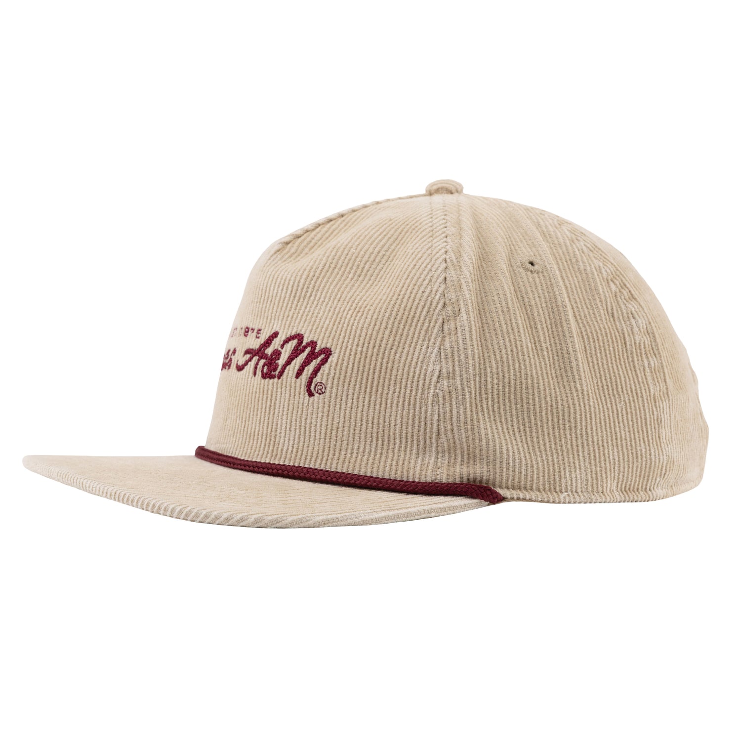 Texas A&M Tan Corduroy Rope Hat