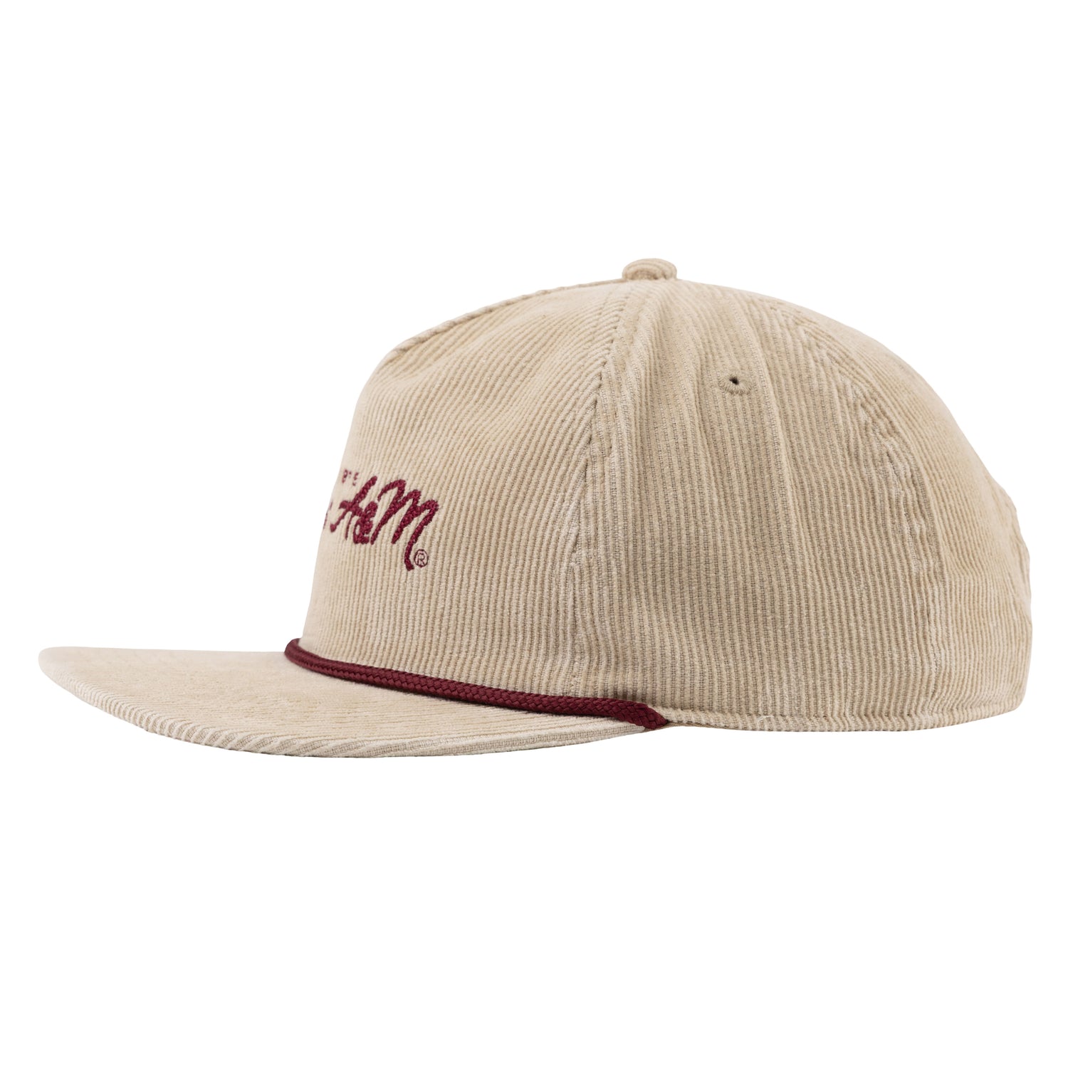 Texas A&M Tan Corduroy Rope Hat