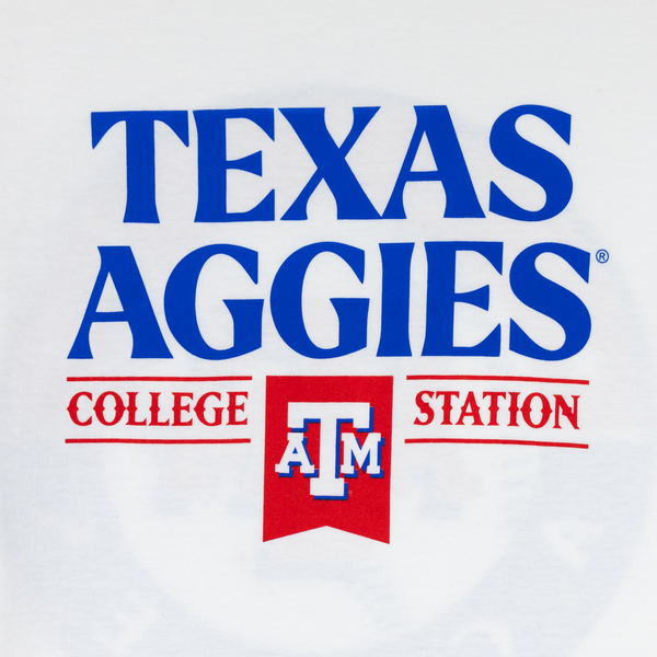Texas Aggies Red, White and Baseball T-Shirt