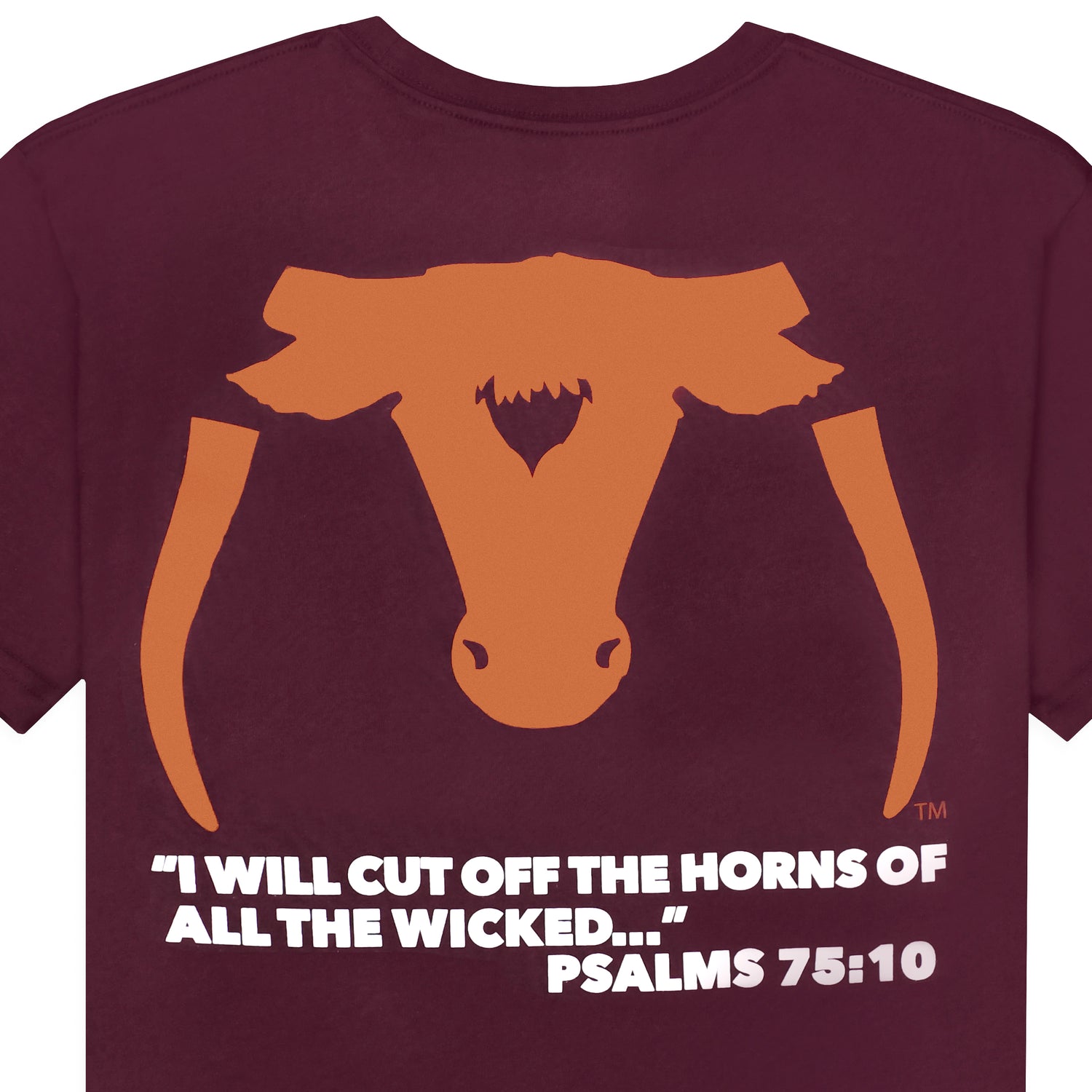 Saw 'Em Off Verse Adult Maroon T-Shirt
