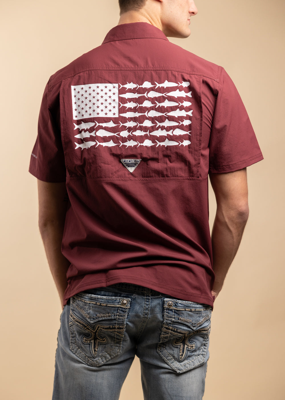 Texas A&M Columbia Slack Tide Camp Shirt