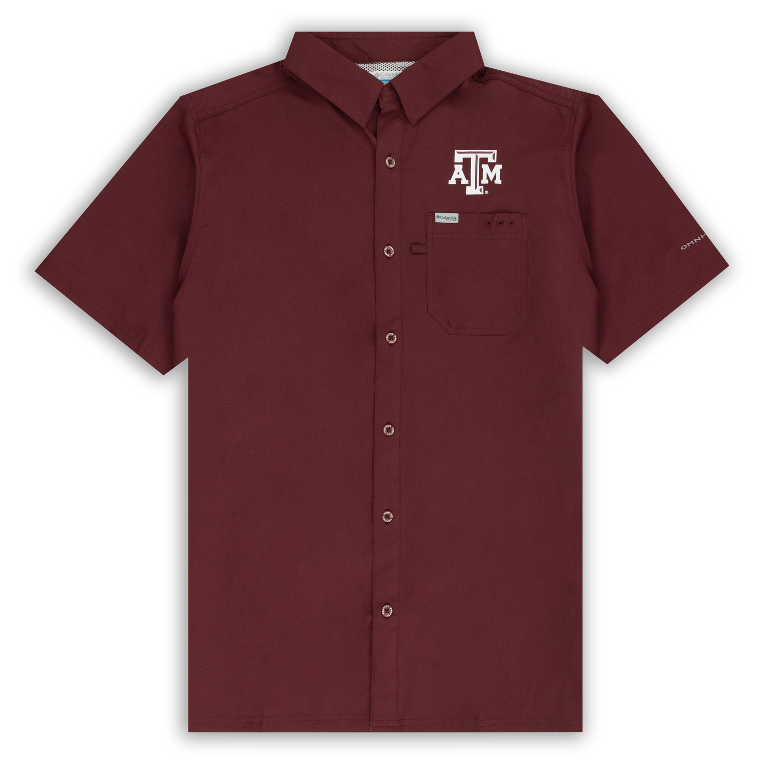 Texas A&M Columbia Slack Tide Camp Shirt
