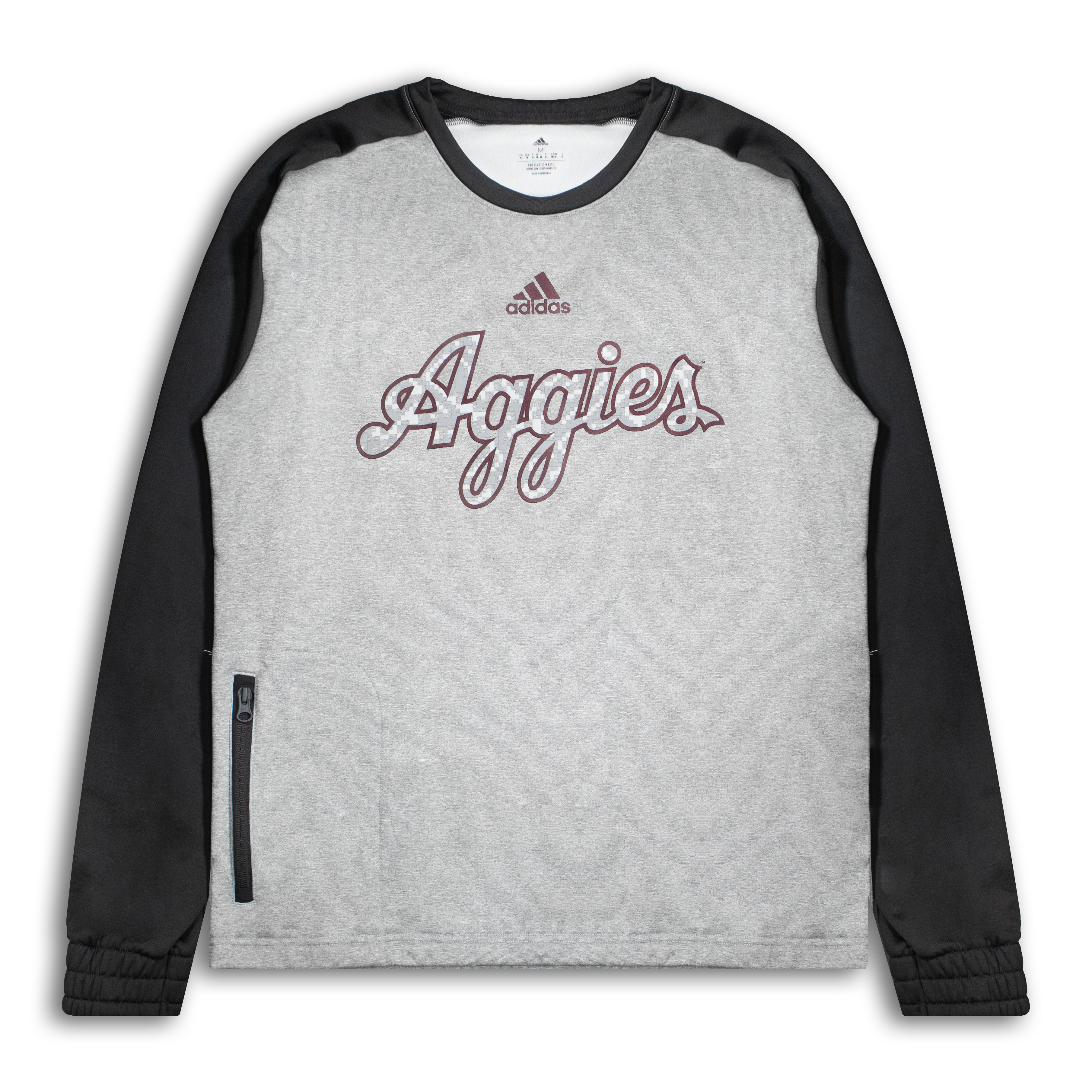 Texas A&M Aggies Adidas Team Tone Script Crewneck