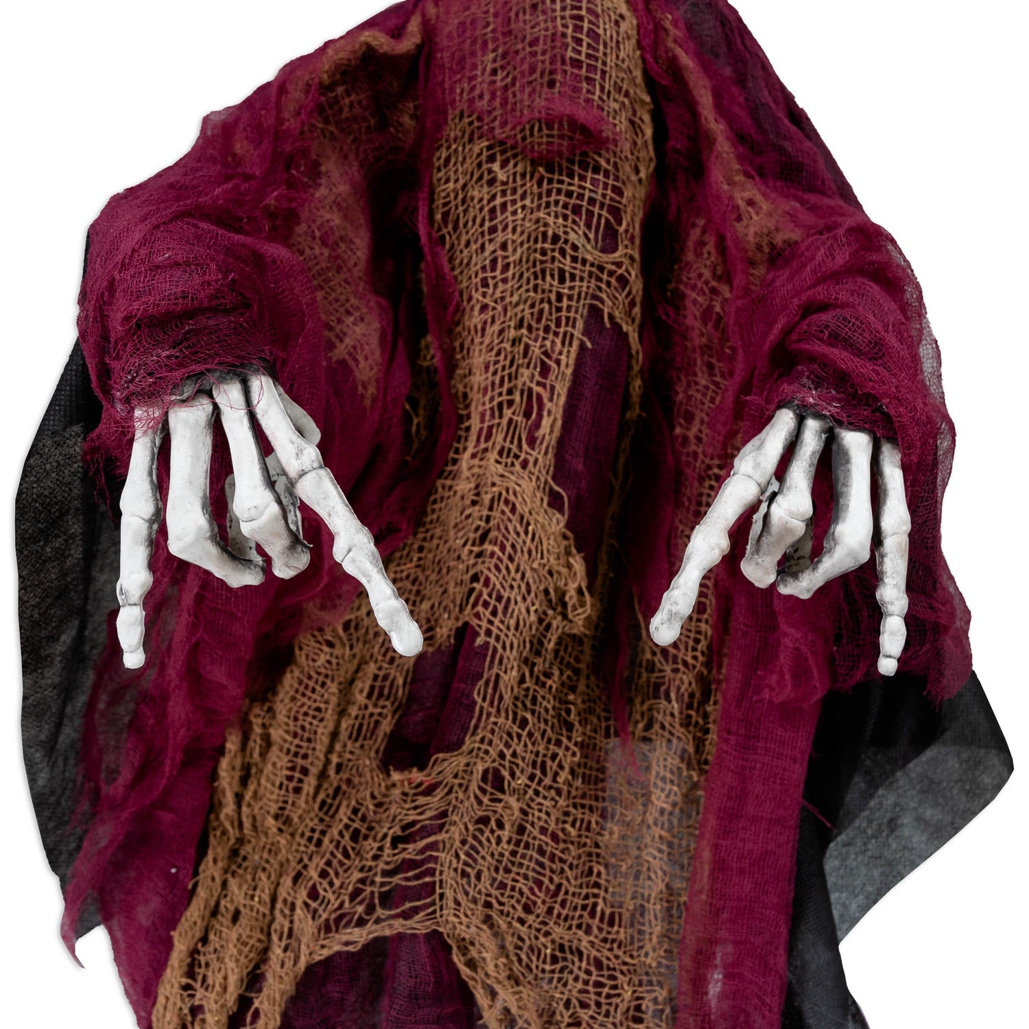 Saw 'Em Off Larry Horns Down Halloween Skeleton