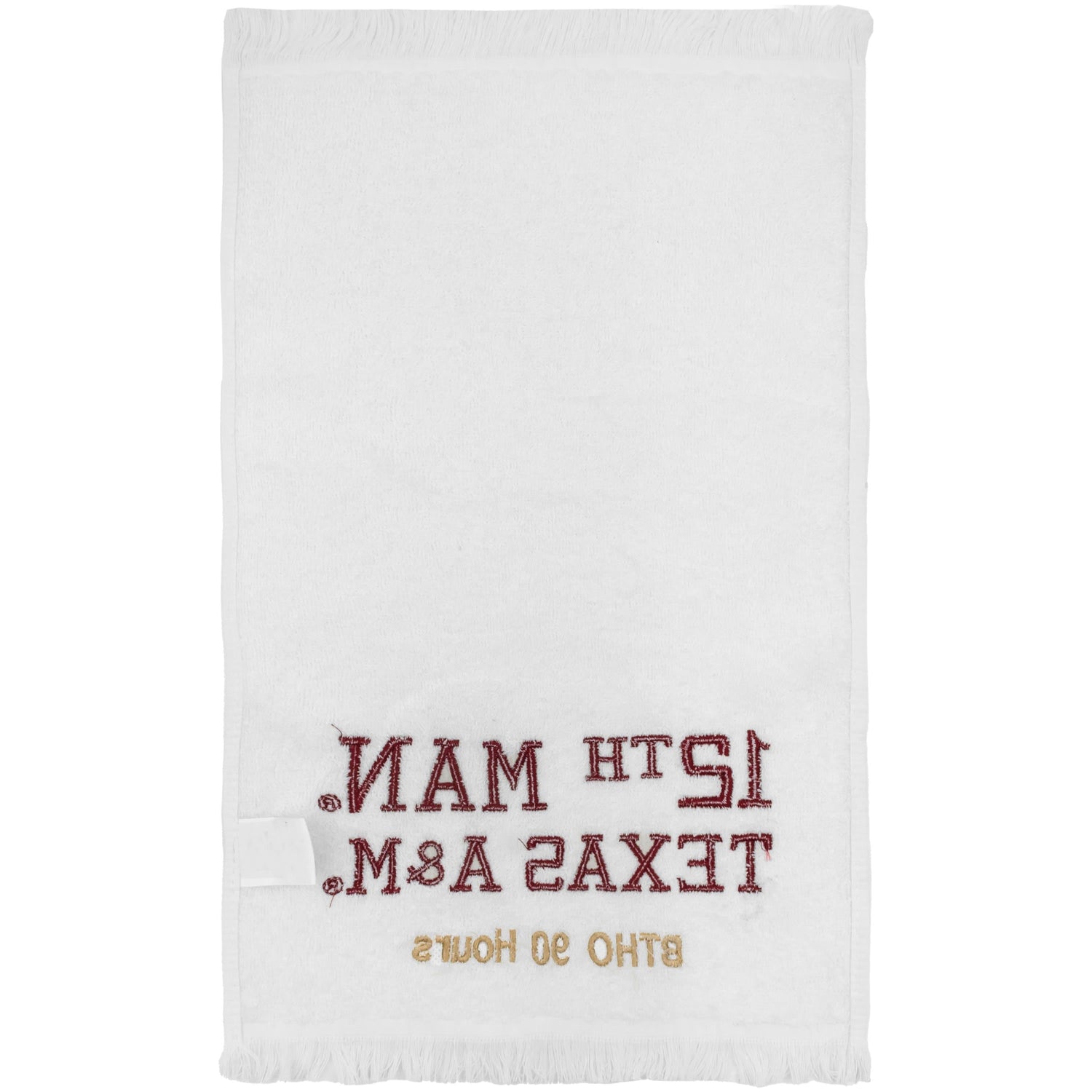 Texas A&M Gold Btho 90 Hours 12th Man Towel