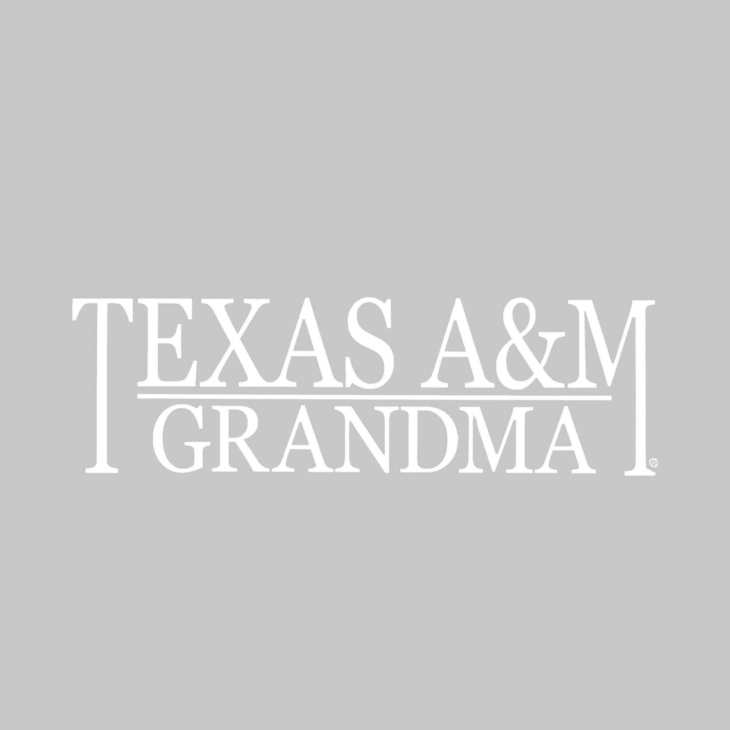 Texas A&M Grandma Vinyl Decal