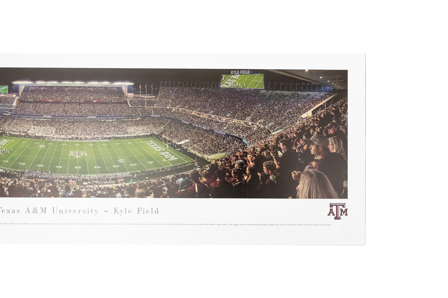 Texas A&M Kyle Field Tubed Panorama