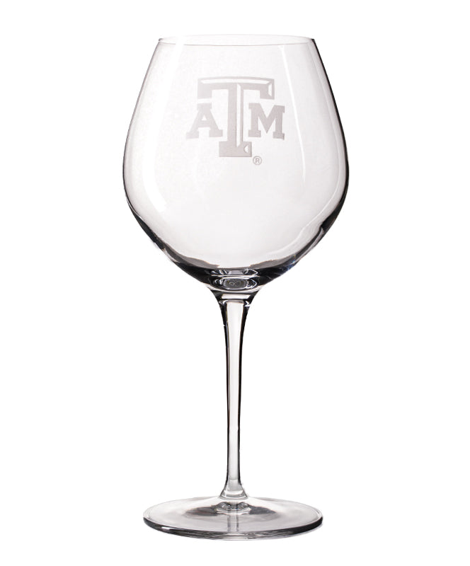 Texas A&M Luigi Bormioli 22Oz Wine Glass