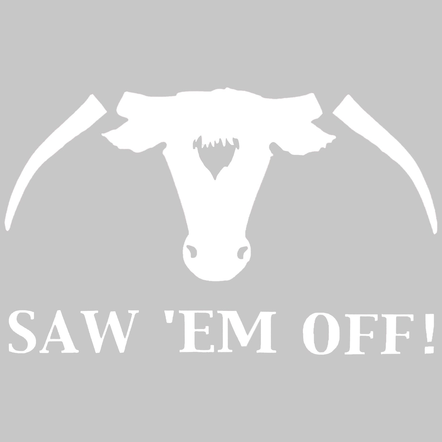 Saw Em Off Xl Decal