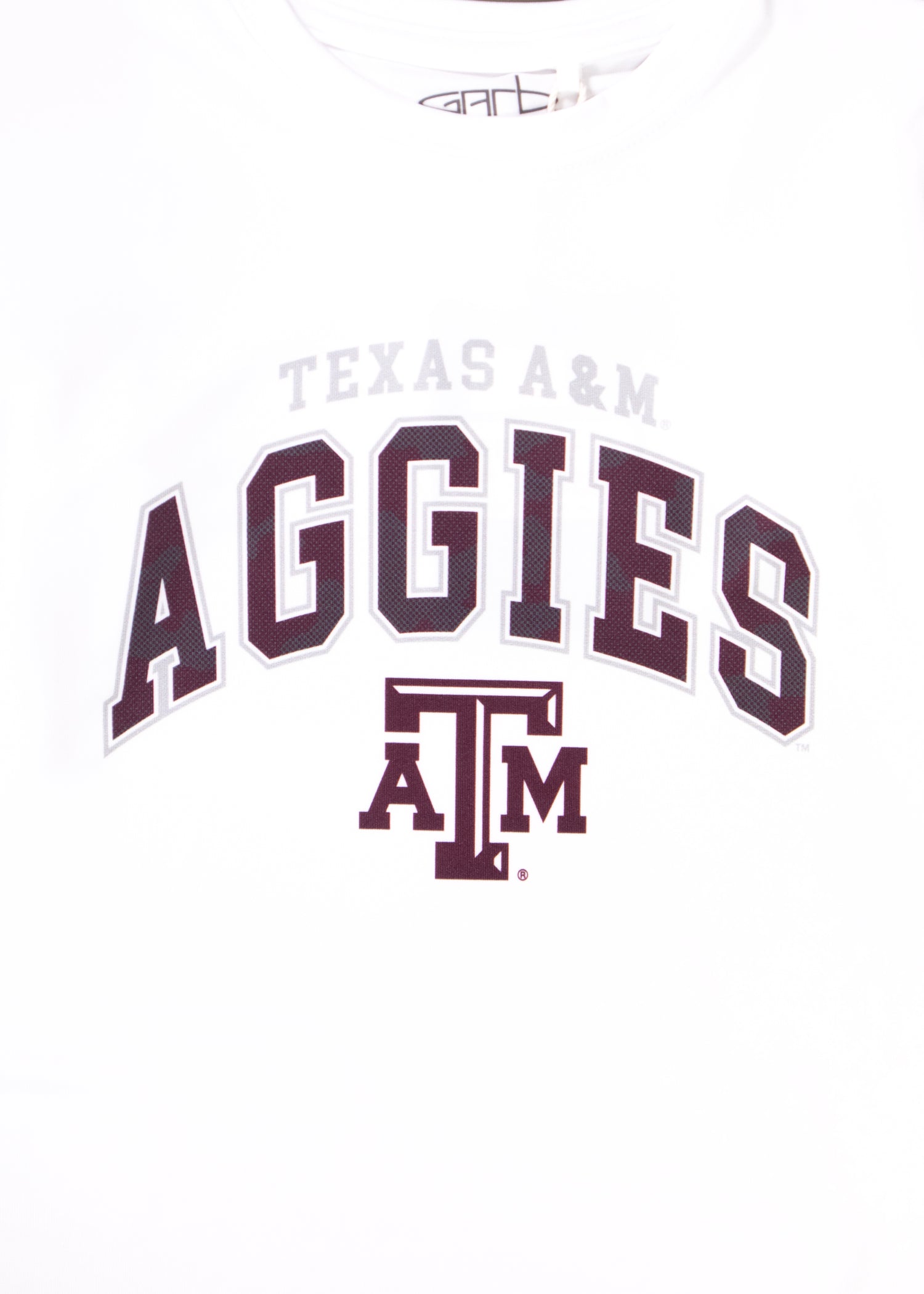 Texas A&M Aggies Jessie Long Sleeve White Performance Youth Shirt