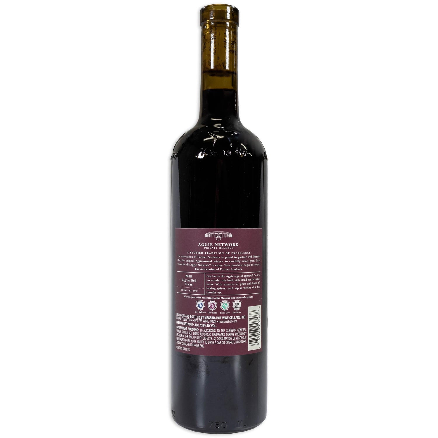 In Store Pickup Or Local Delivery Only: Messina Hof Gig 'Em Red Wine