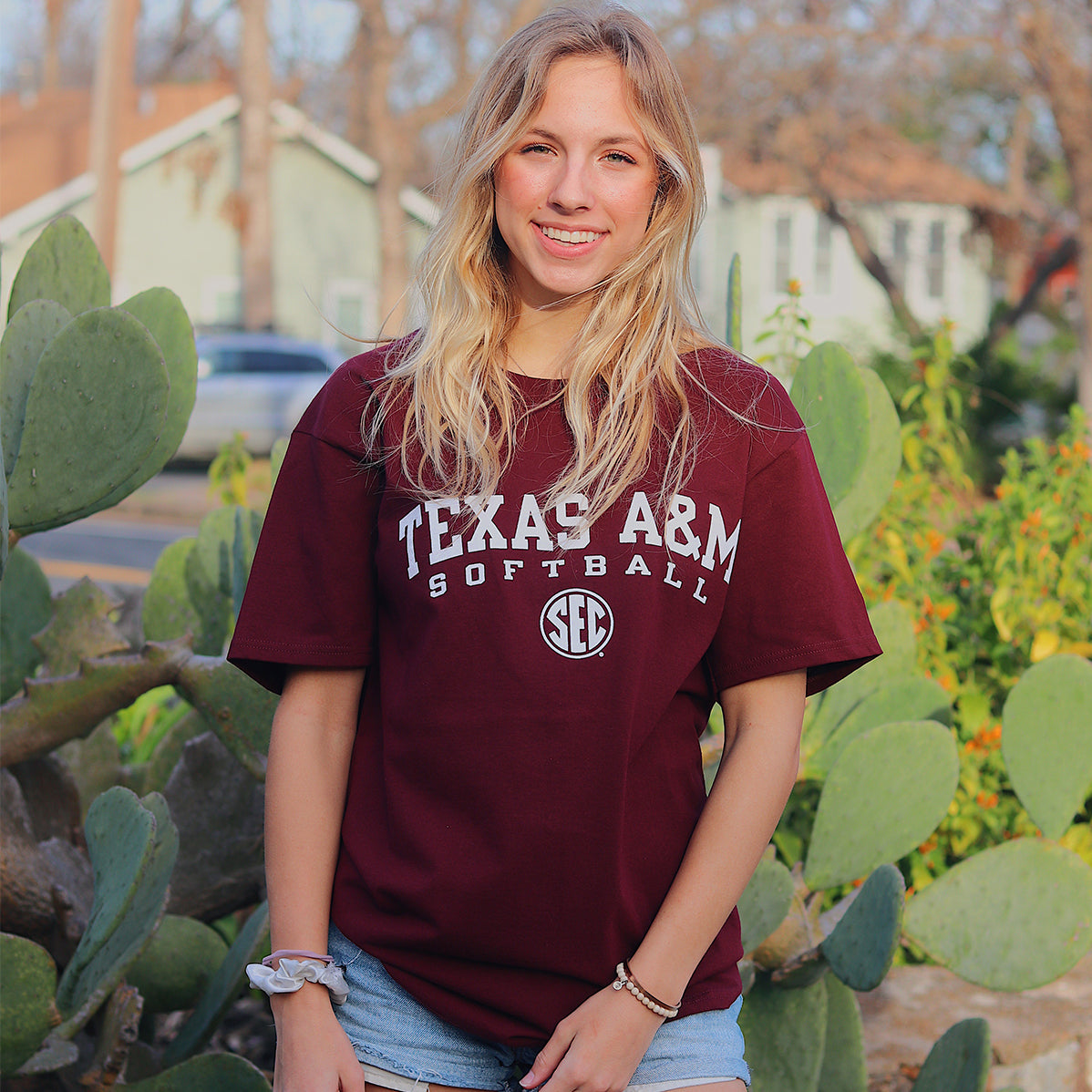 Texas A&M Champion Softball SEC T-Shirt