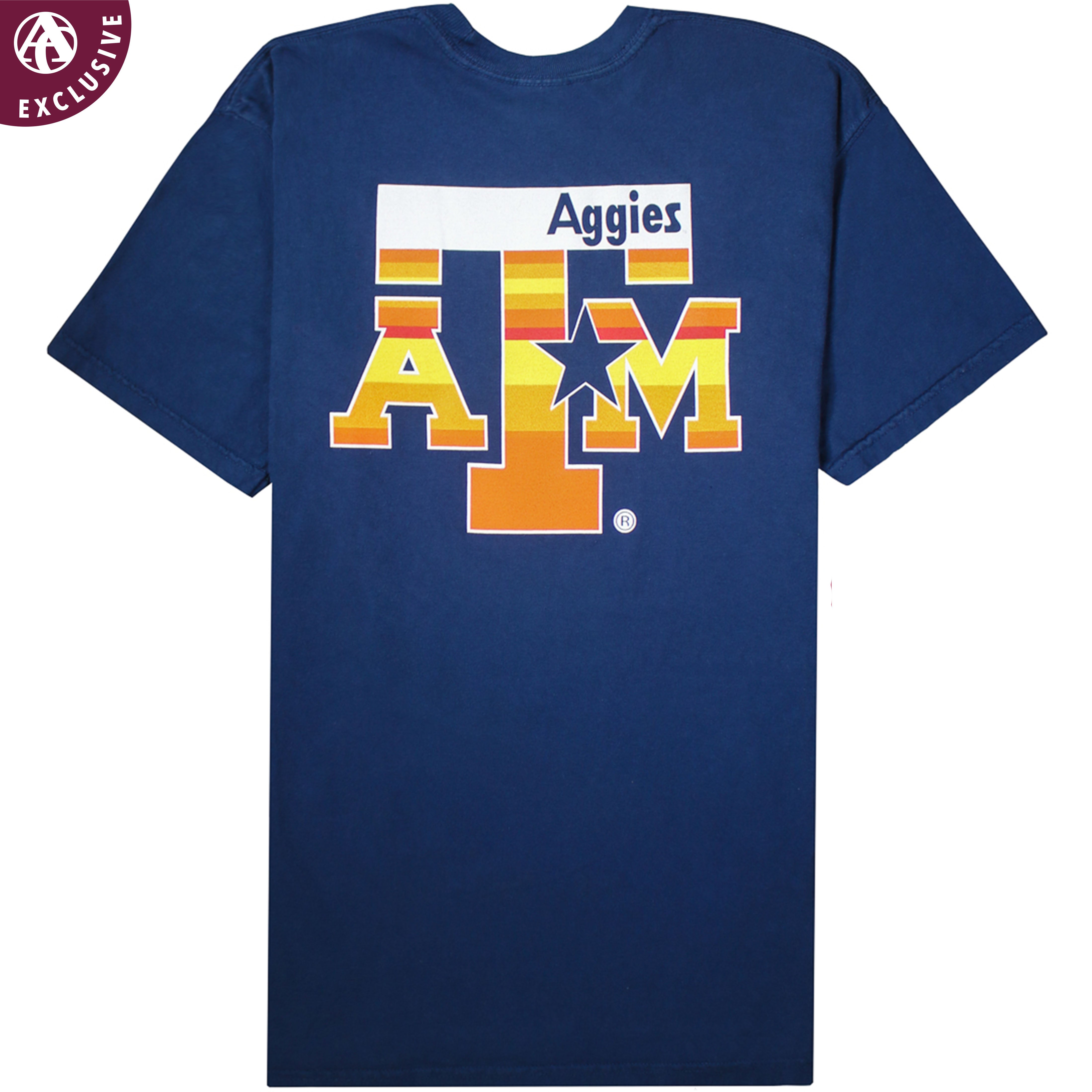 Multi Color Blue And Orange ATM Star Tee