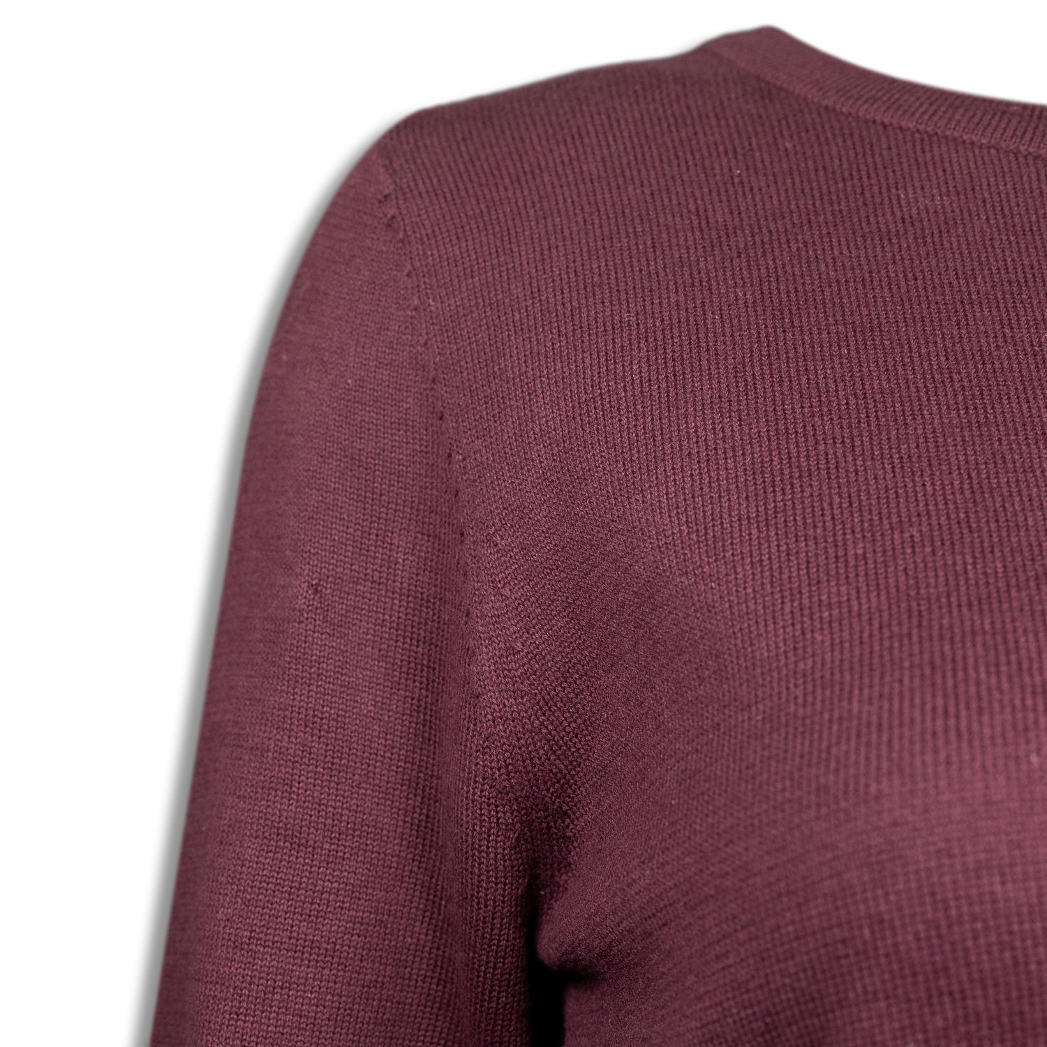 Maroon Milo Knit Crop Sweater