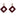 Emerson Street Weaver Maroon And White Beaded Rhombus Earrings