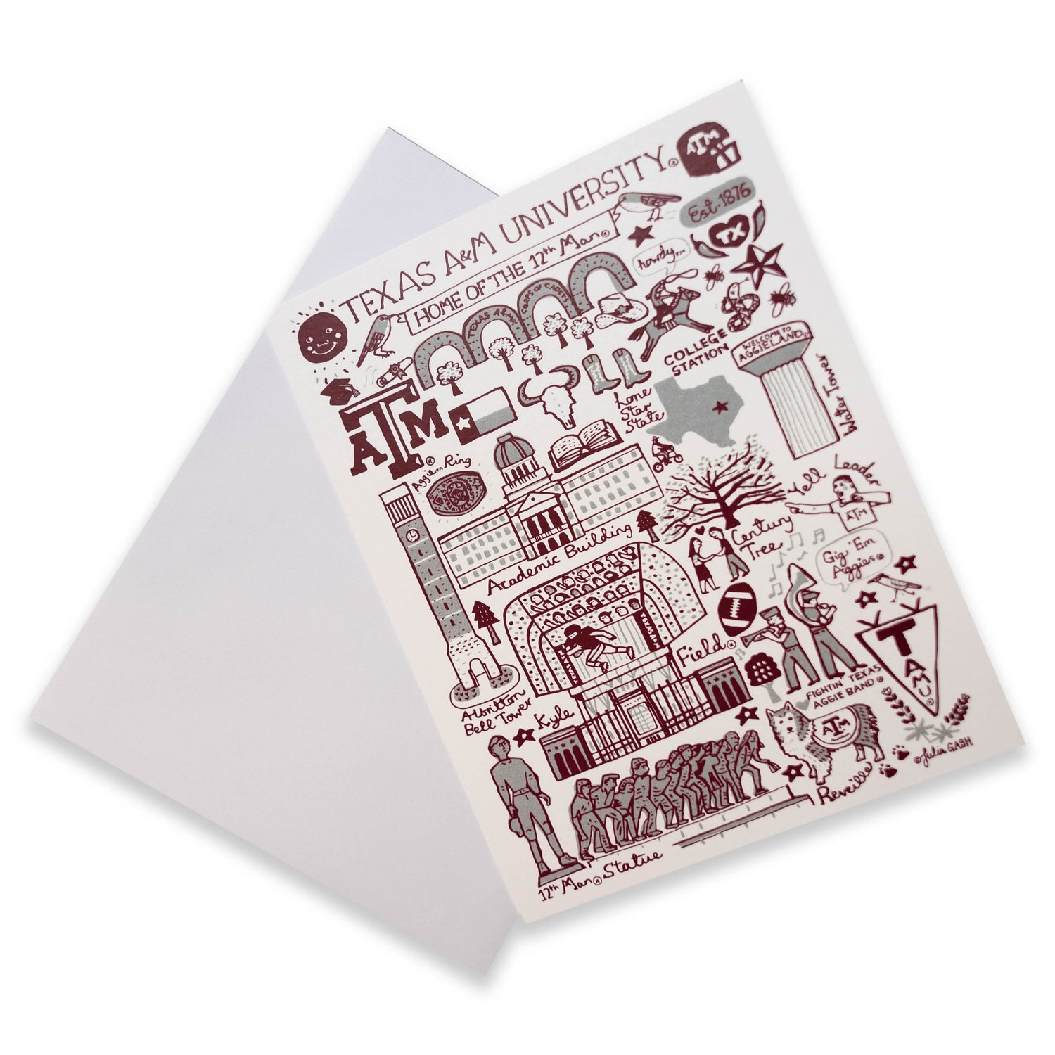 Texas A&M Julia Gash Note Cards