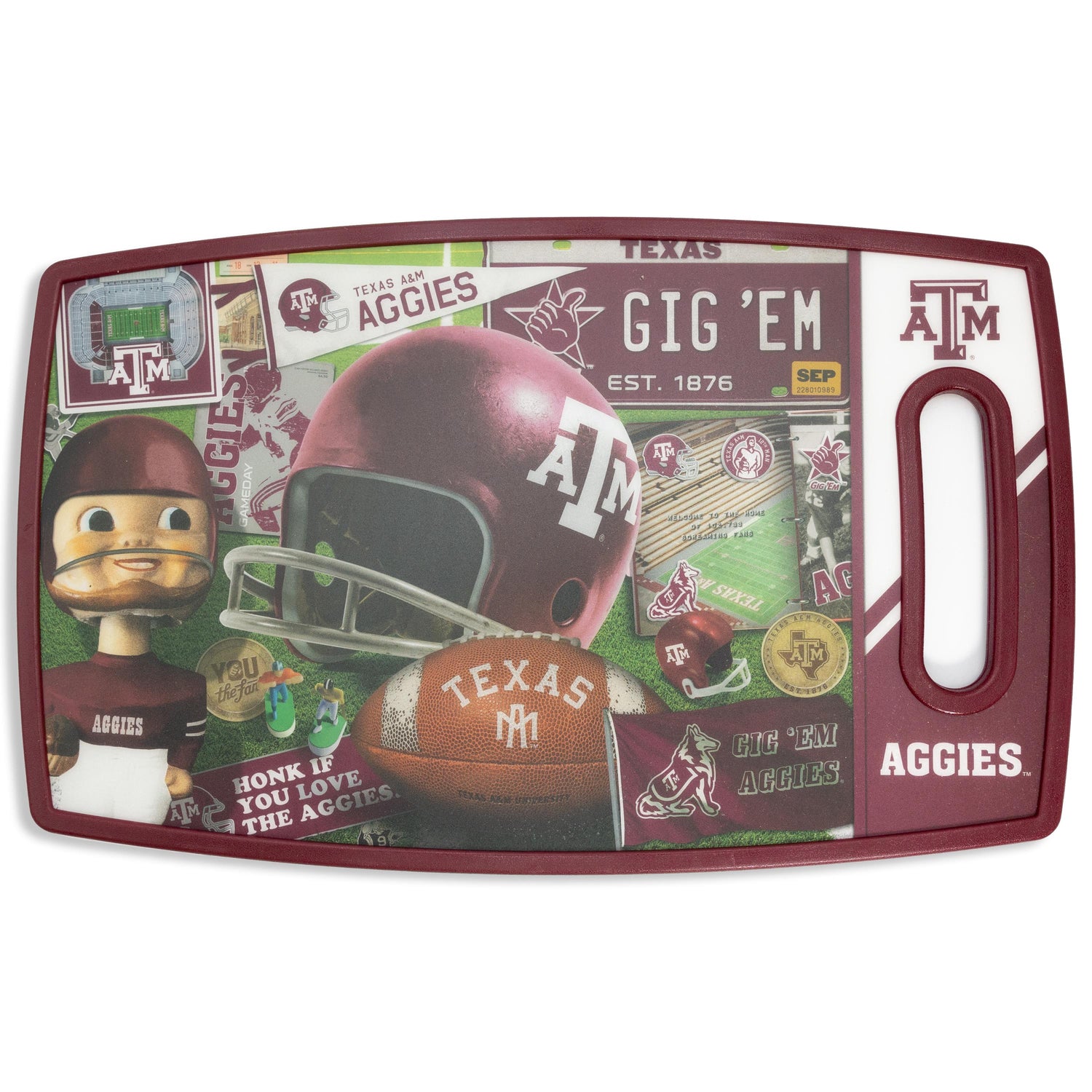 Texas A&M Aggies Retro Cutting Board