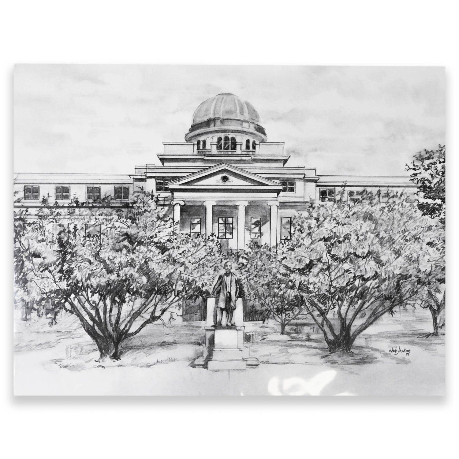 Texas A&M Campus 11x14 Print