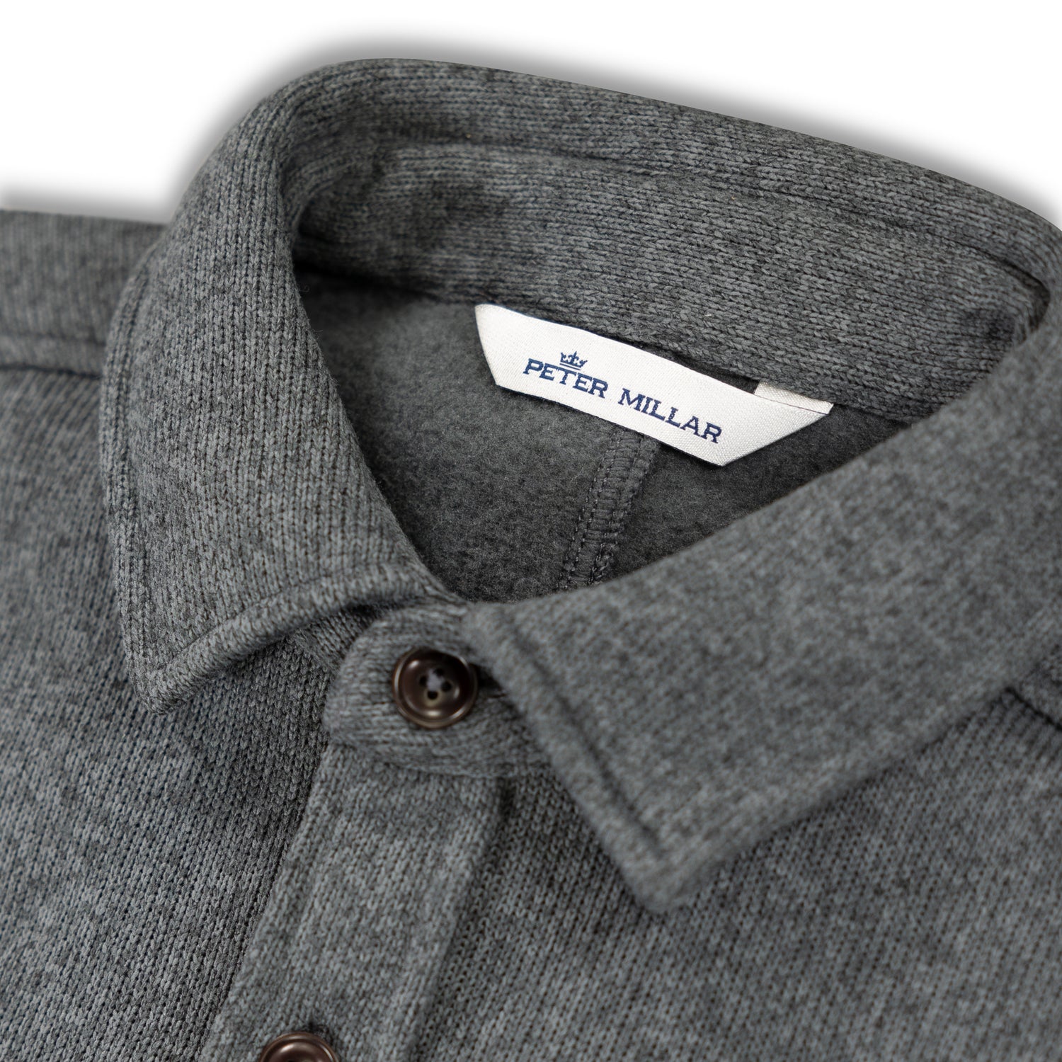 Texas A&M Peter Millar Crown Sweater Fleece Shirt Jacket