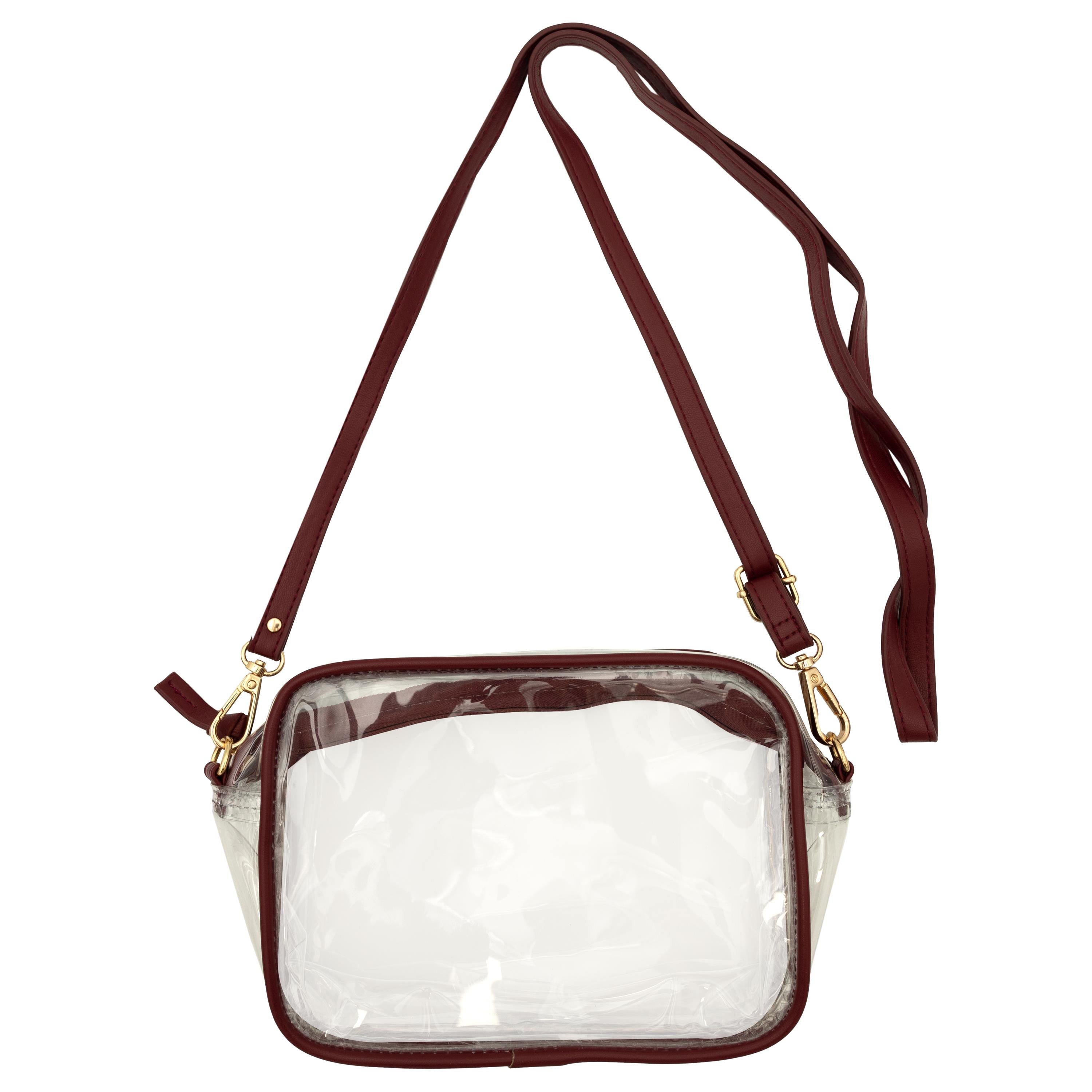 Take Me Out to the Ball Game Clear Crossbody Stadium Bag