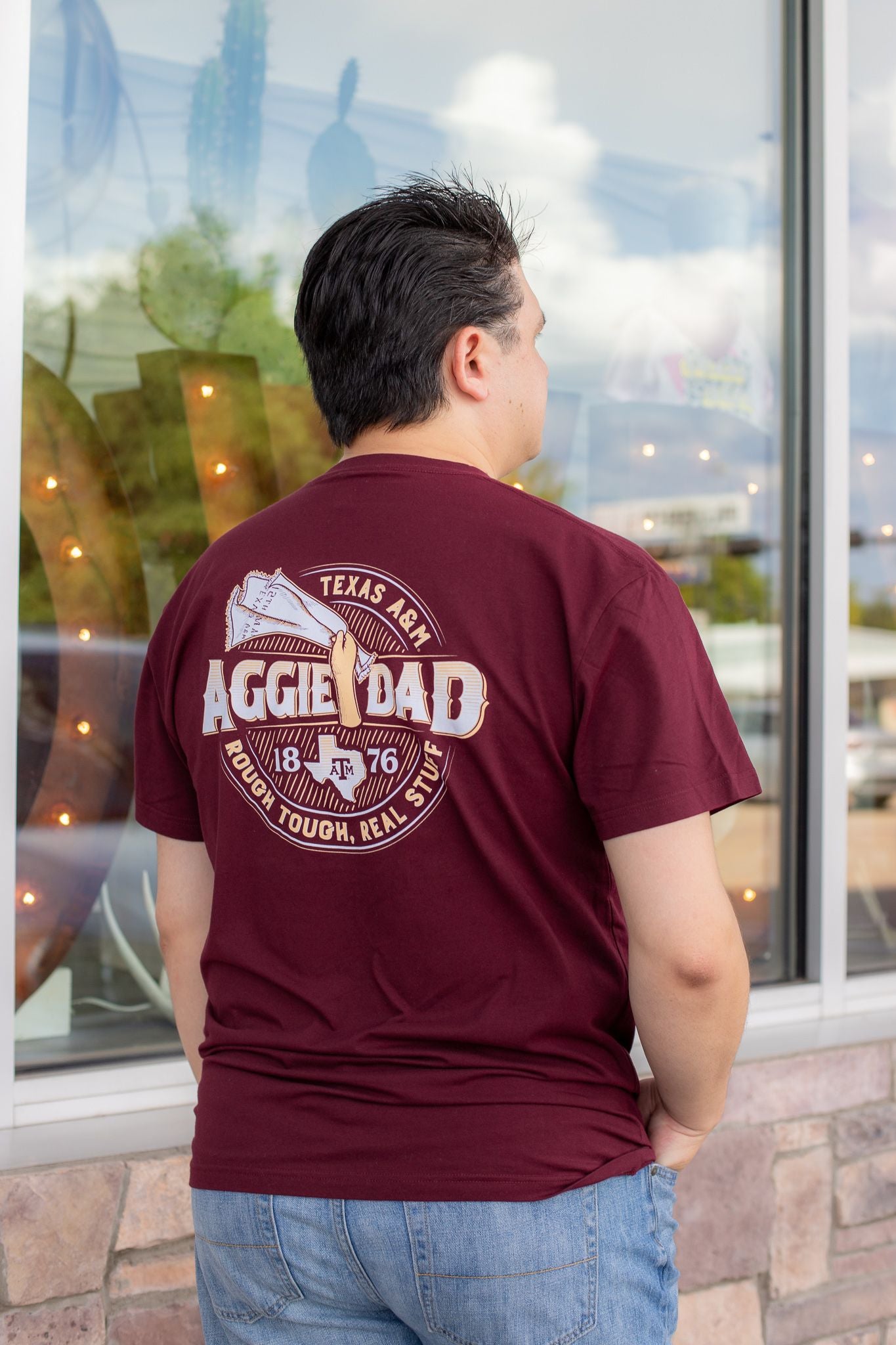 Texas A&M 12th Man Towel Aggie Dad T-Shirt