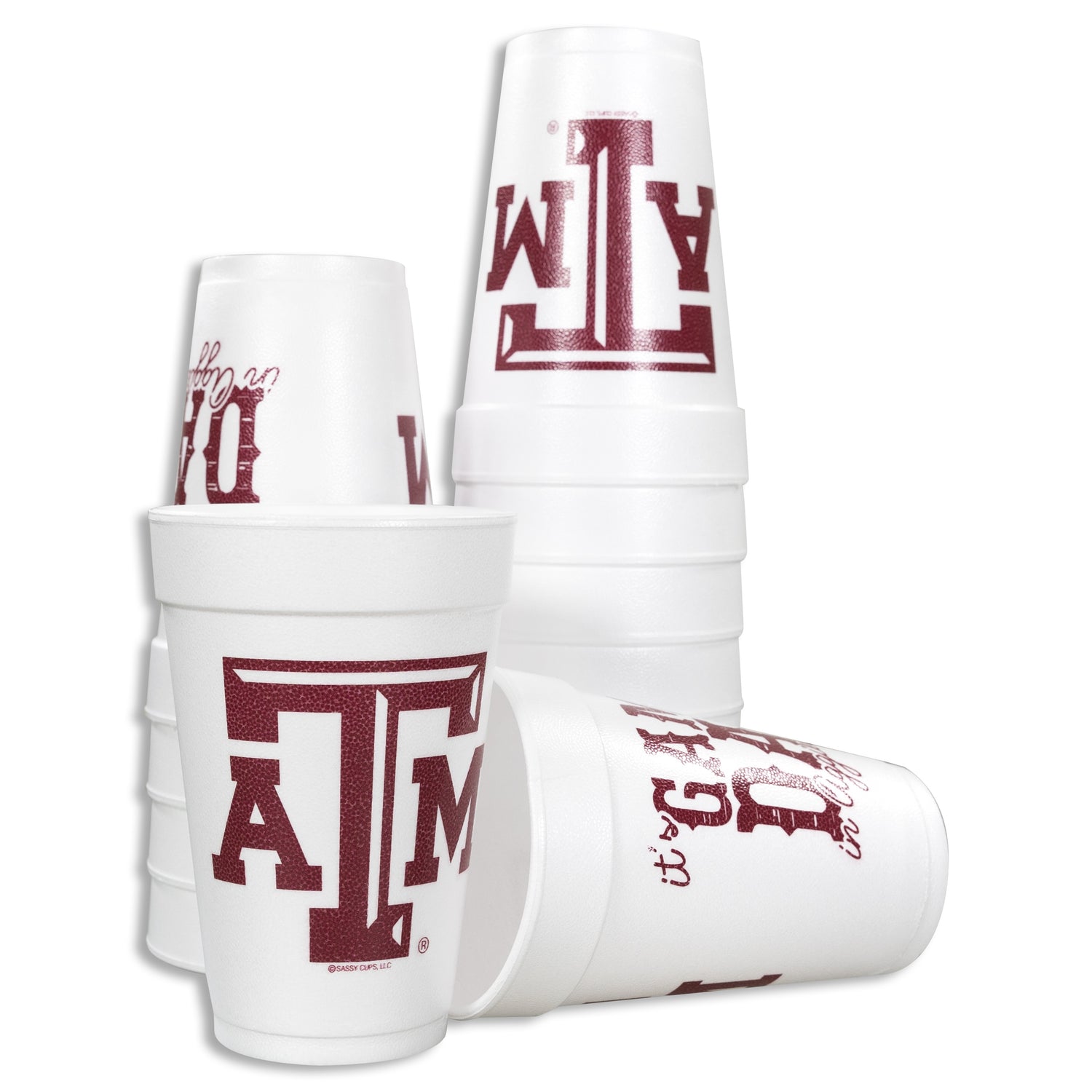 Texas A&M Gameday Aggieland Foam Cups
