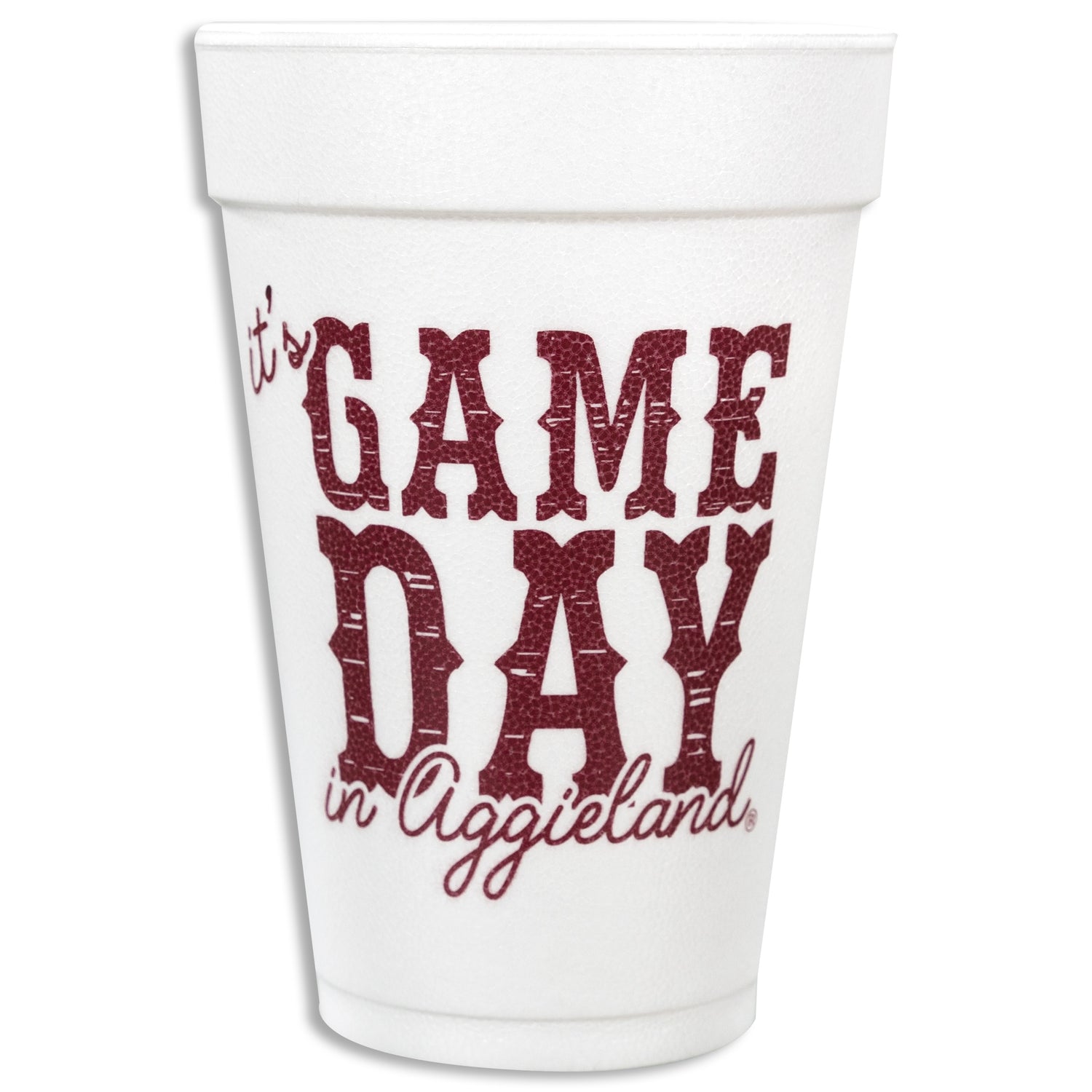 Texas A&M Gameday Aggieland Foam Cups