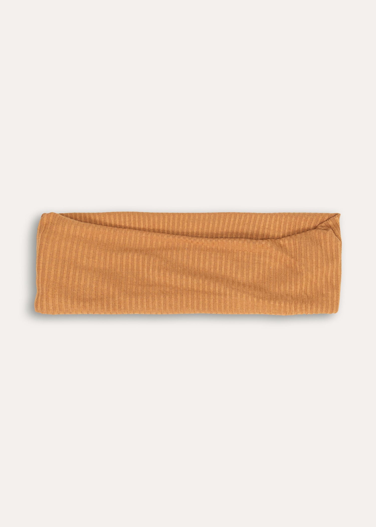 Tan Ribbed Knit Band