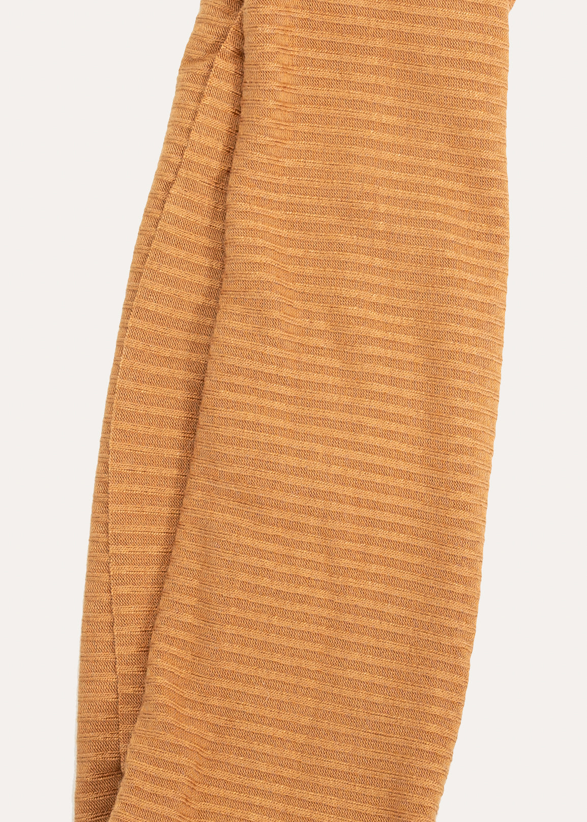 Tan Ribbed Knit Band