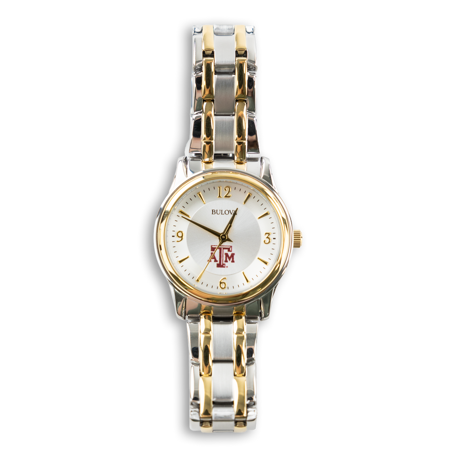 Texas A&M Bulova Two-Tone Women's Watch