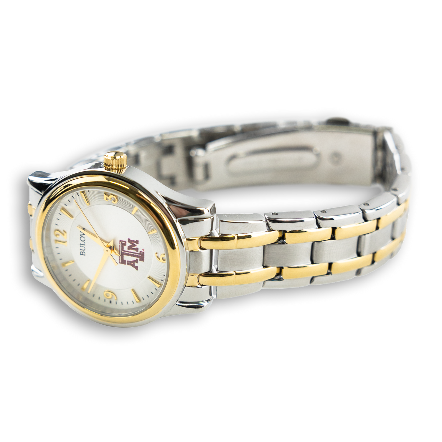 Texas A&M Bulova Two-Tone Women's Watch